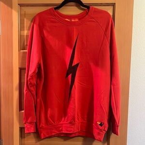 Red Lightning Bolt Sweatshirt